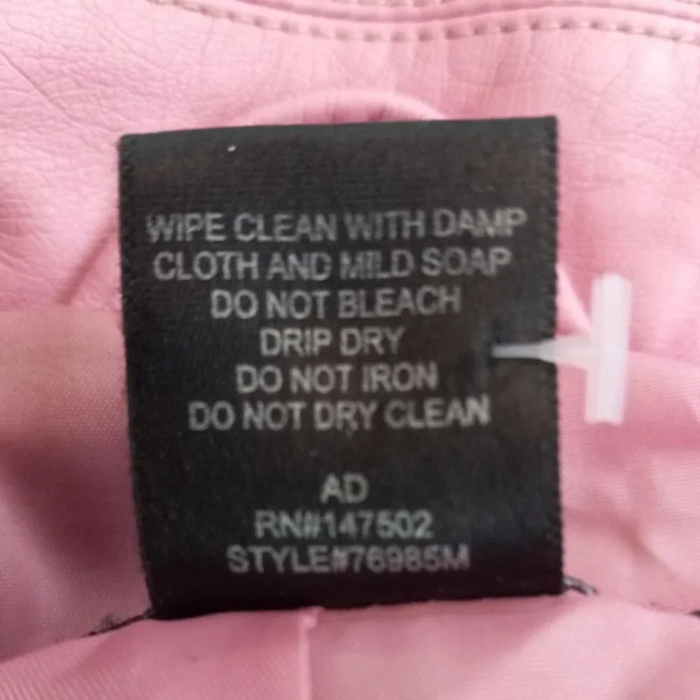 Ashley Stewart Women's Faux Fur Pink Jacket Coat Size 18/20 - Picture 8 of 12